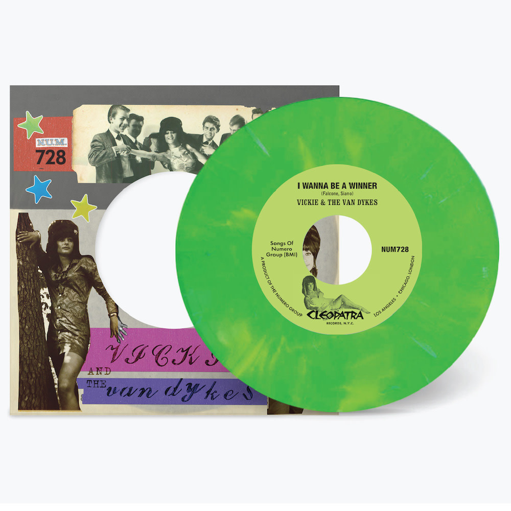 Numero Group Vickie & The Van Dykes - I Wanna Be a Winner b/w Outcast (Green White Marble Vinyl)