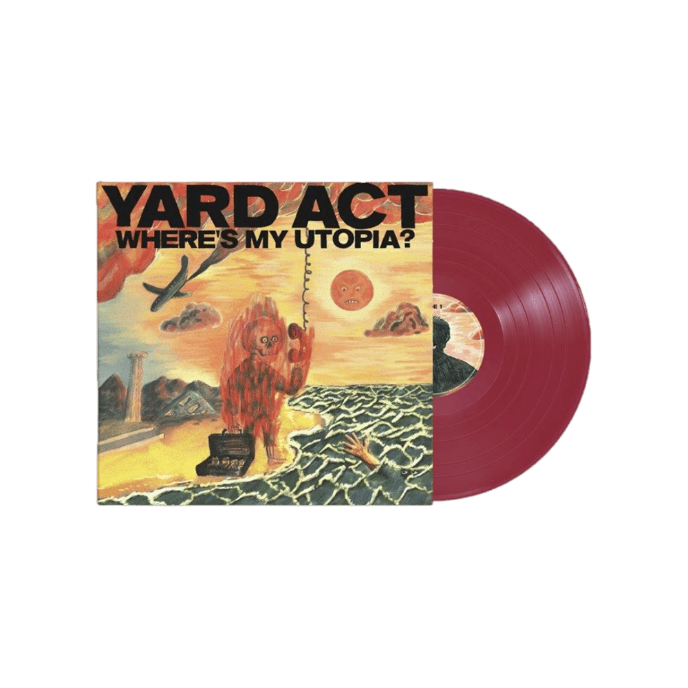 Island Records Yard Act - Where's My Utopia? (Maroon Vinyl) w/TOTE BAG