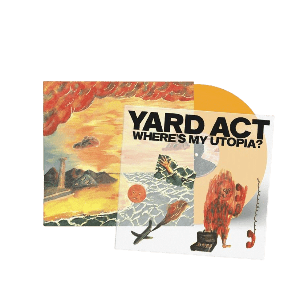 Island Records Yard Act - Where's My Utopia? (Orange Vinyl + Stickers + Tote Bag)