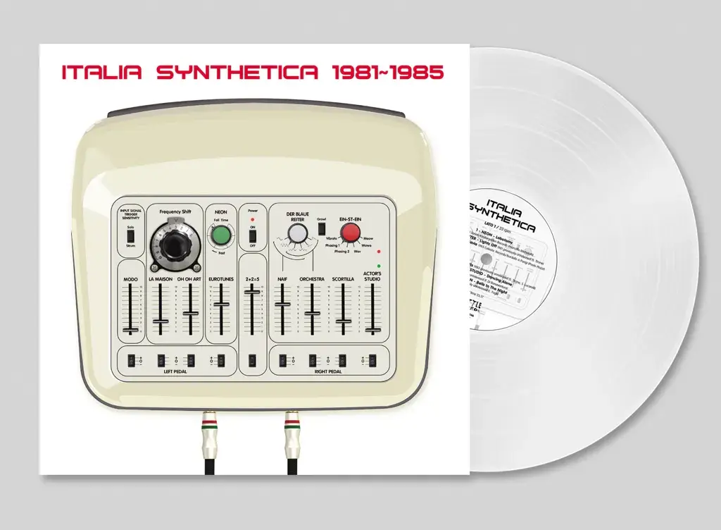 Spittle Various - Italia Synthetica (White Vinyl)