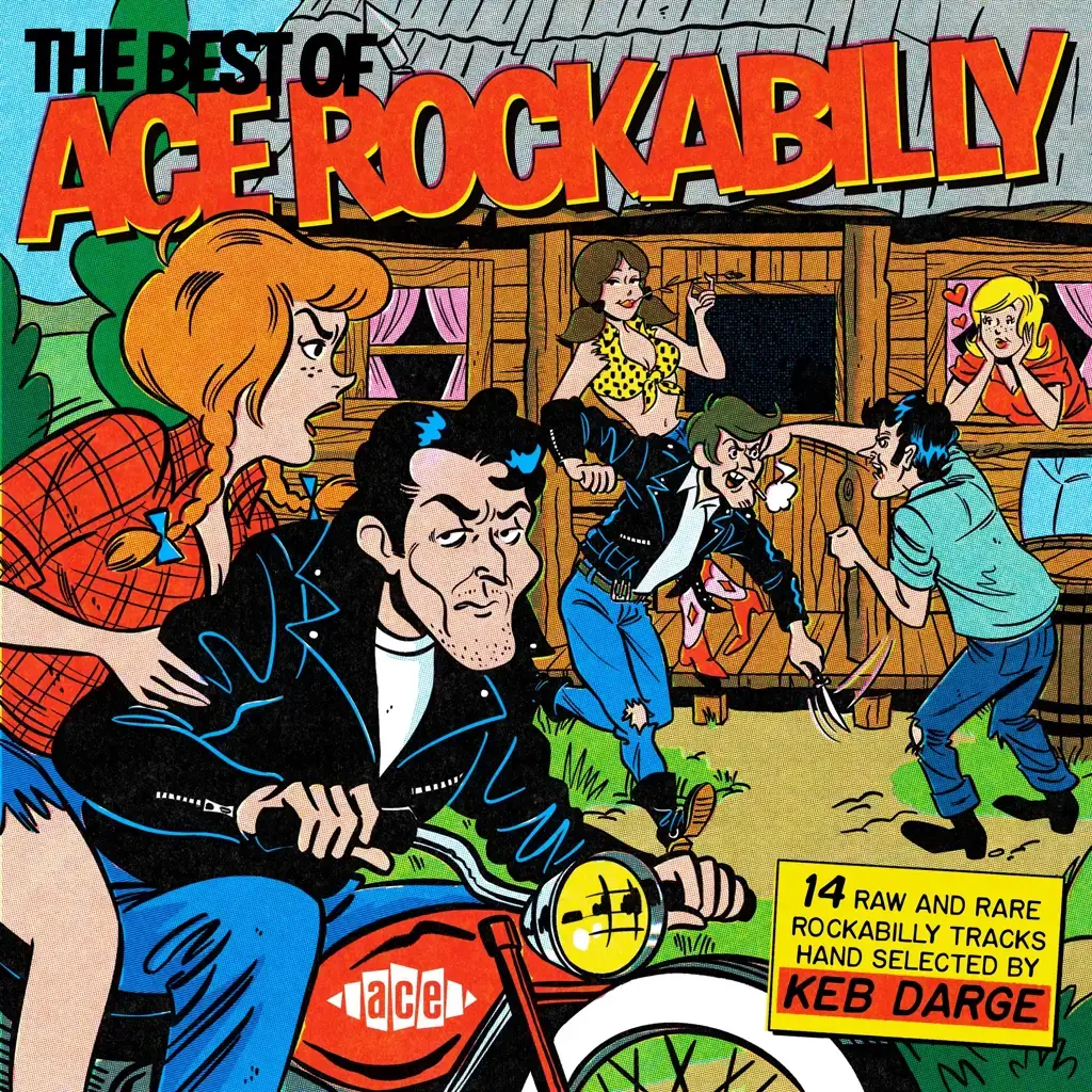 Rockabilly rules record design Royalty Free Vector Image