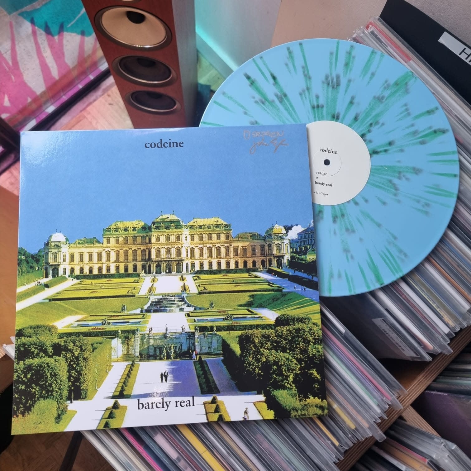 Numero Group (SIGNED) Codeine - Barely Real (Blue & Green Vinyl)