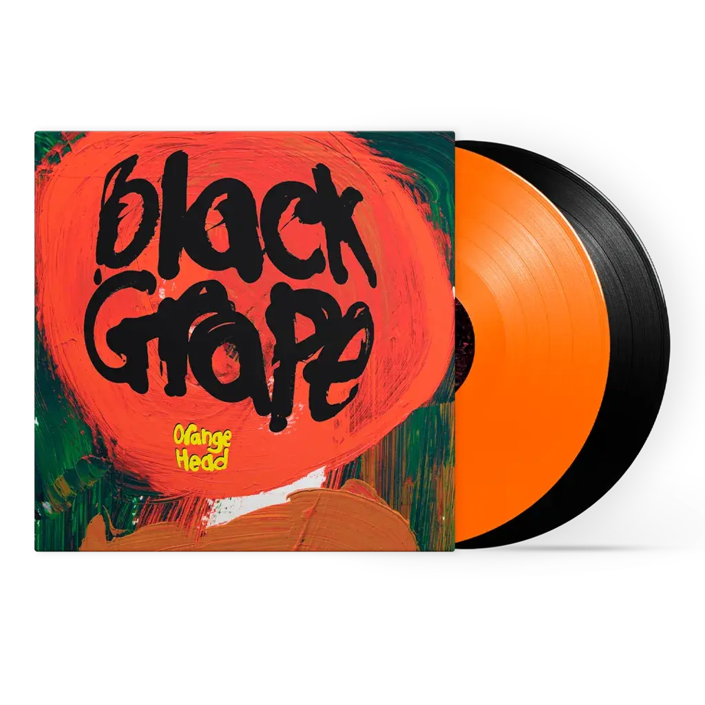 DGAFF Records Black Grape - Orange Head (Orange & Black Vinyl)