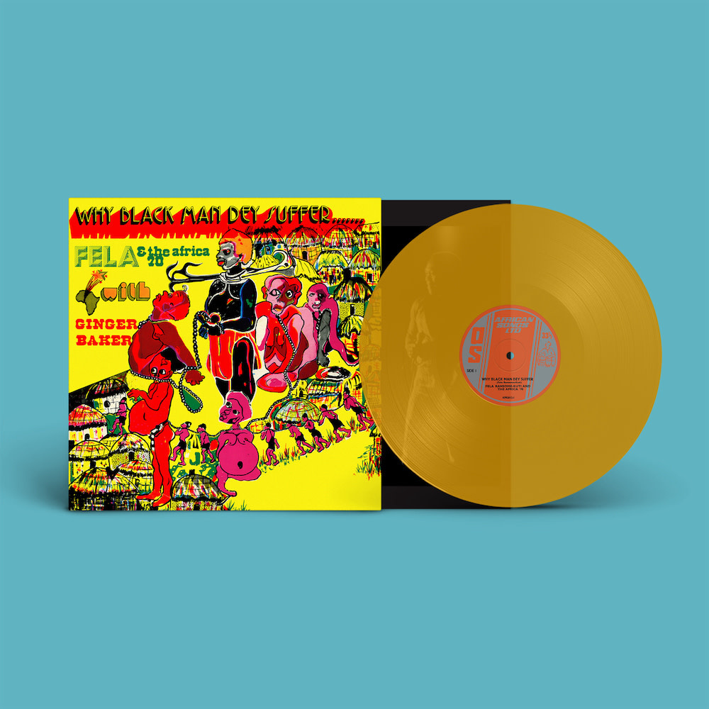 Knitting Factory Records Fela Kuti  - Why Black Man Dey Suffer (Yellow Vinyl)