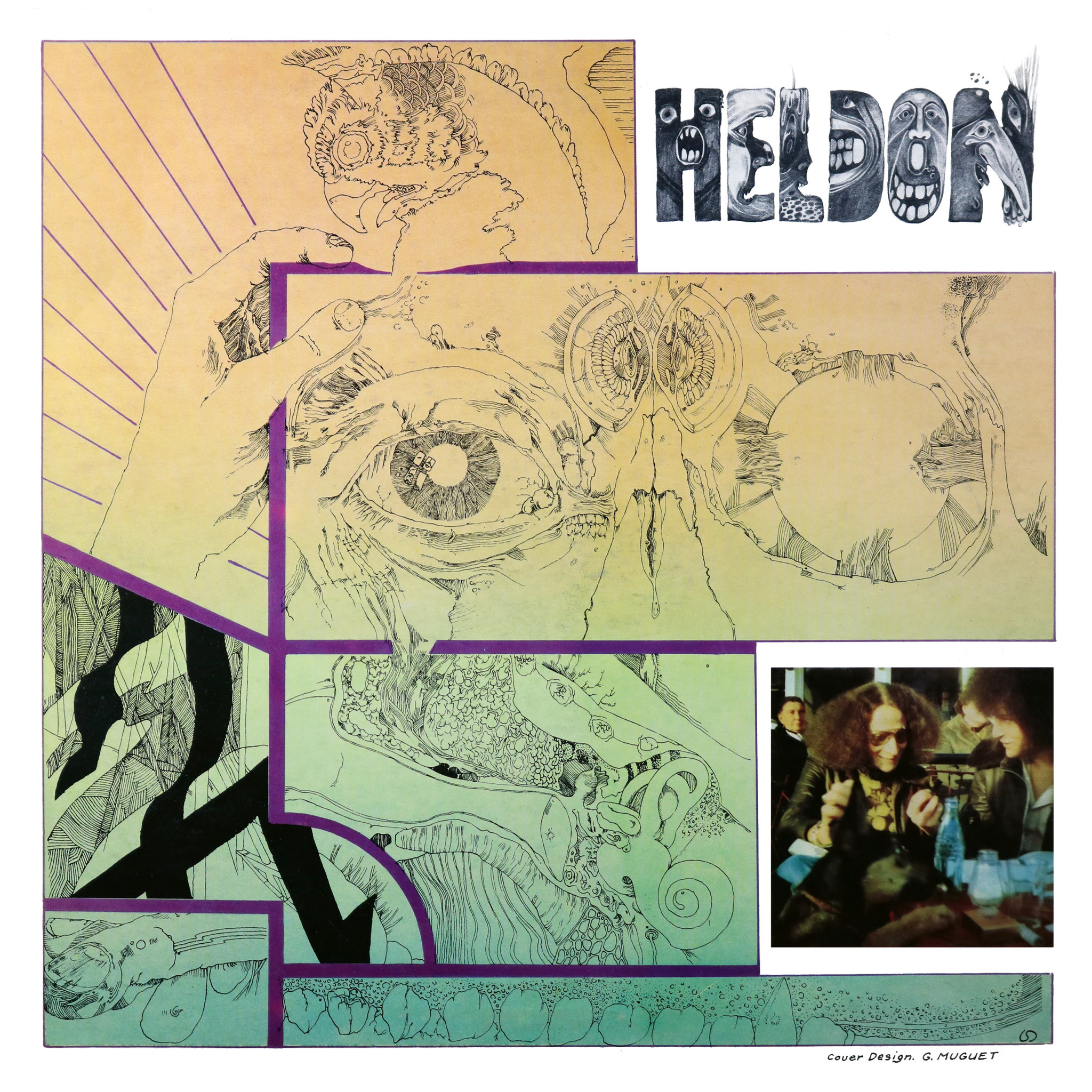 Bureau B Heldon - Electronique Guerilla (Heldon I) (Blue Vinyl)