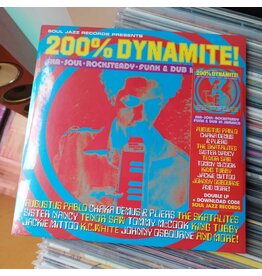 Soul Jazz Records Various - 200% DYNAMITE! Ska, Soul, Rocksteady, Funk and Dub in Jamaica