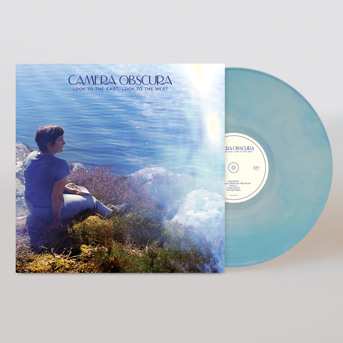 Merge Records Camera Obscura - Look to the East, Look to the West (Blue Vinyl)