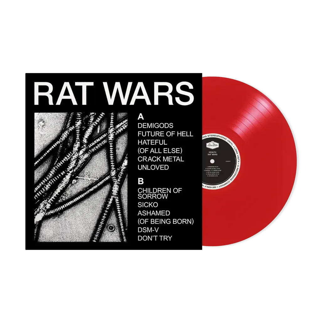 Loma Vista SIGNED Health - Rat Wars (Red Vinyl)