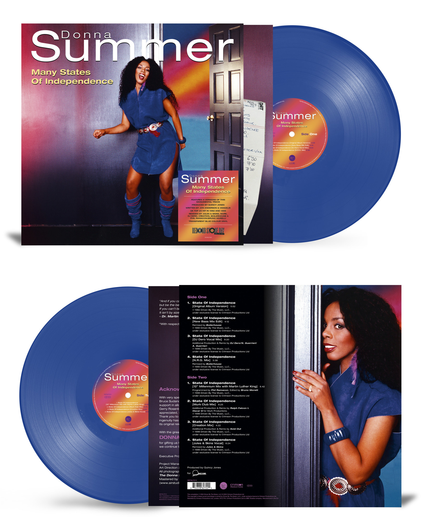 Donna Summer Many States Of Independence (Blue Vinyl) (RSD 2024