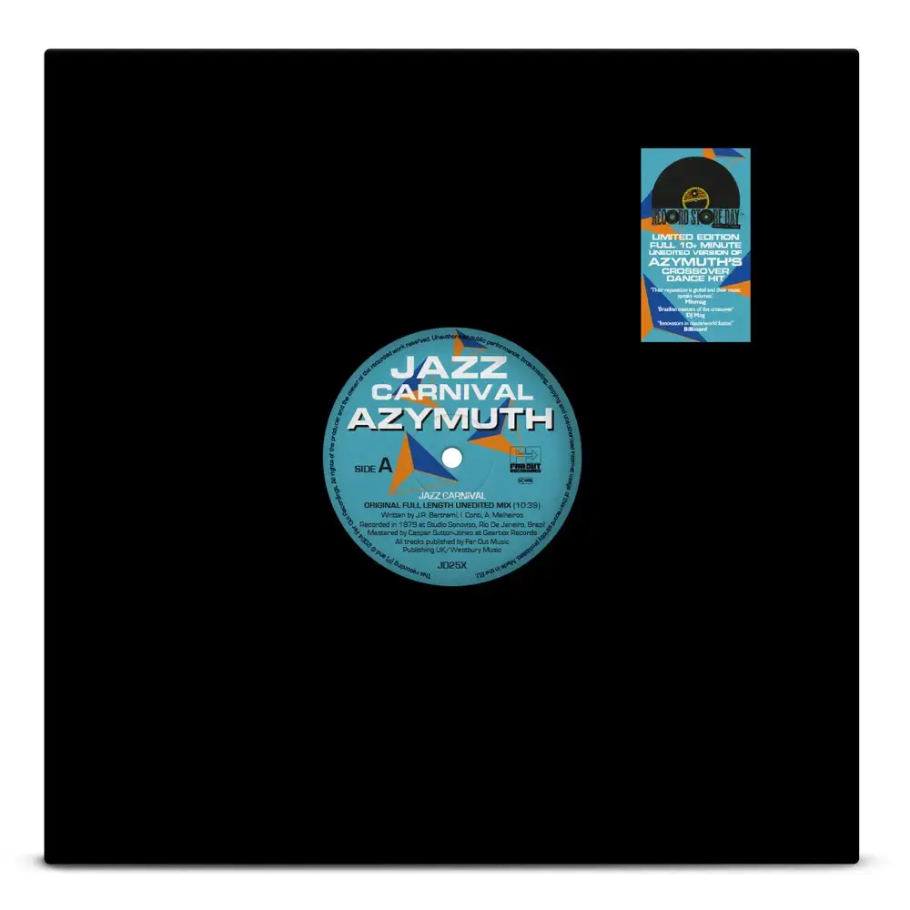 Azymuth Jazz Carnival RSD 2024 STRANGER THAN PARADISE RECORDS