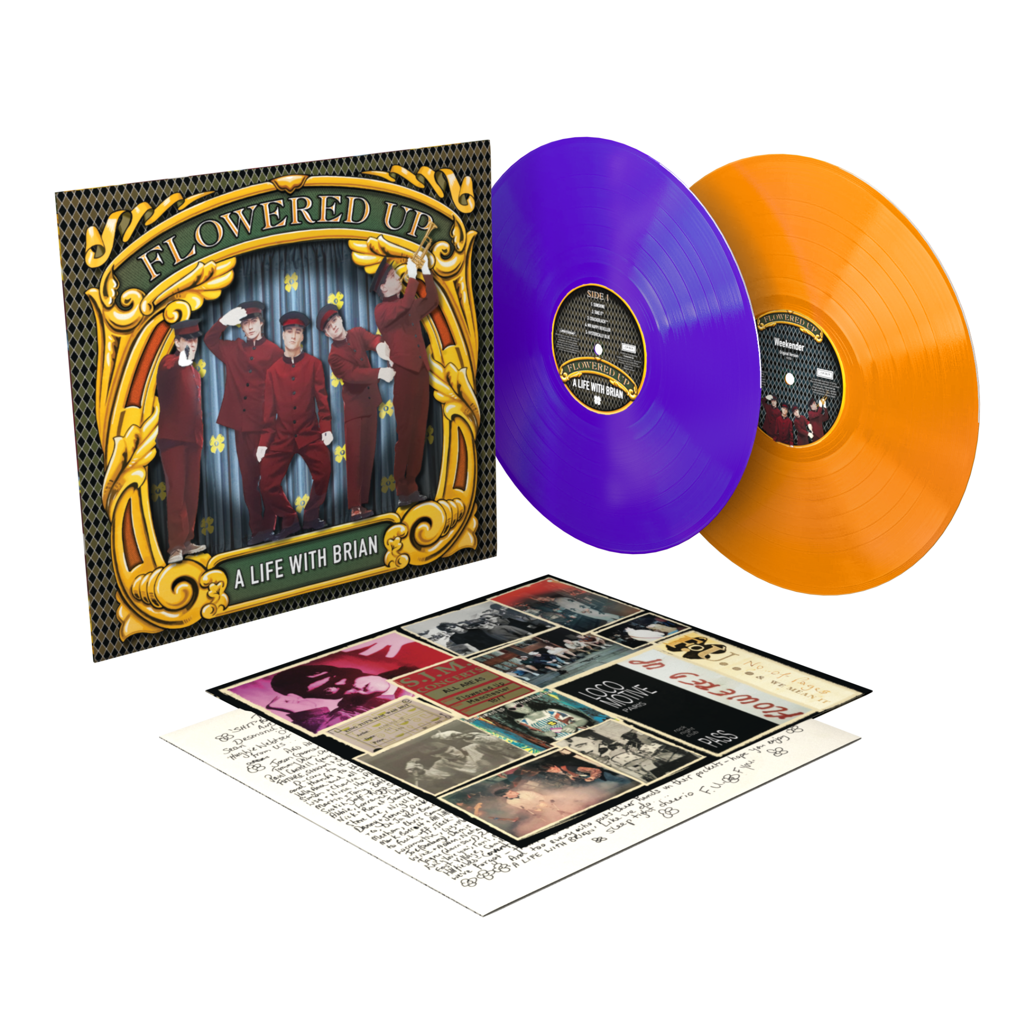 London Records Flowered Up - A Life With Brian (Orange & Purple Vinyl)