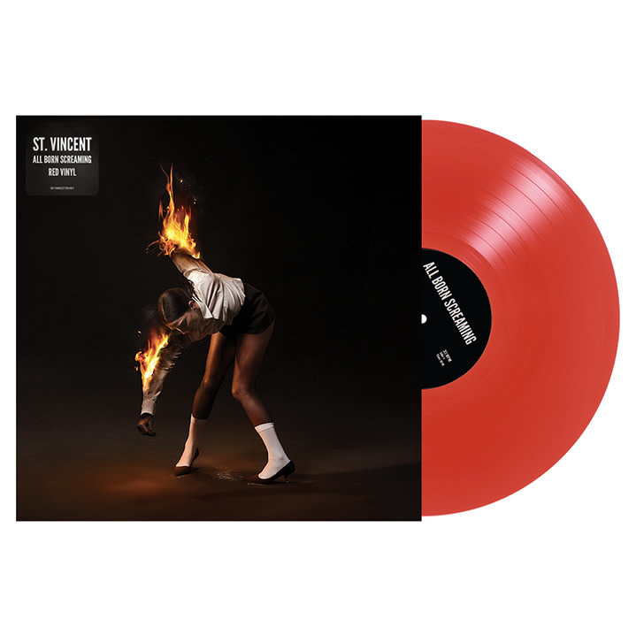 Total Pleasure Records St. Vincent - All Born Screaming (Red Vinyl) + BUMPER STICKER