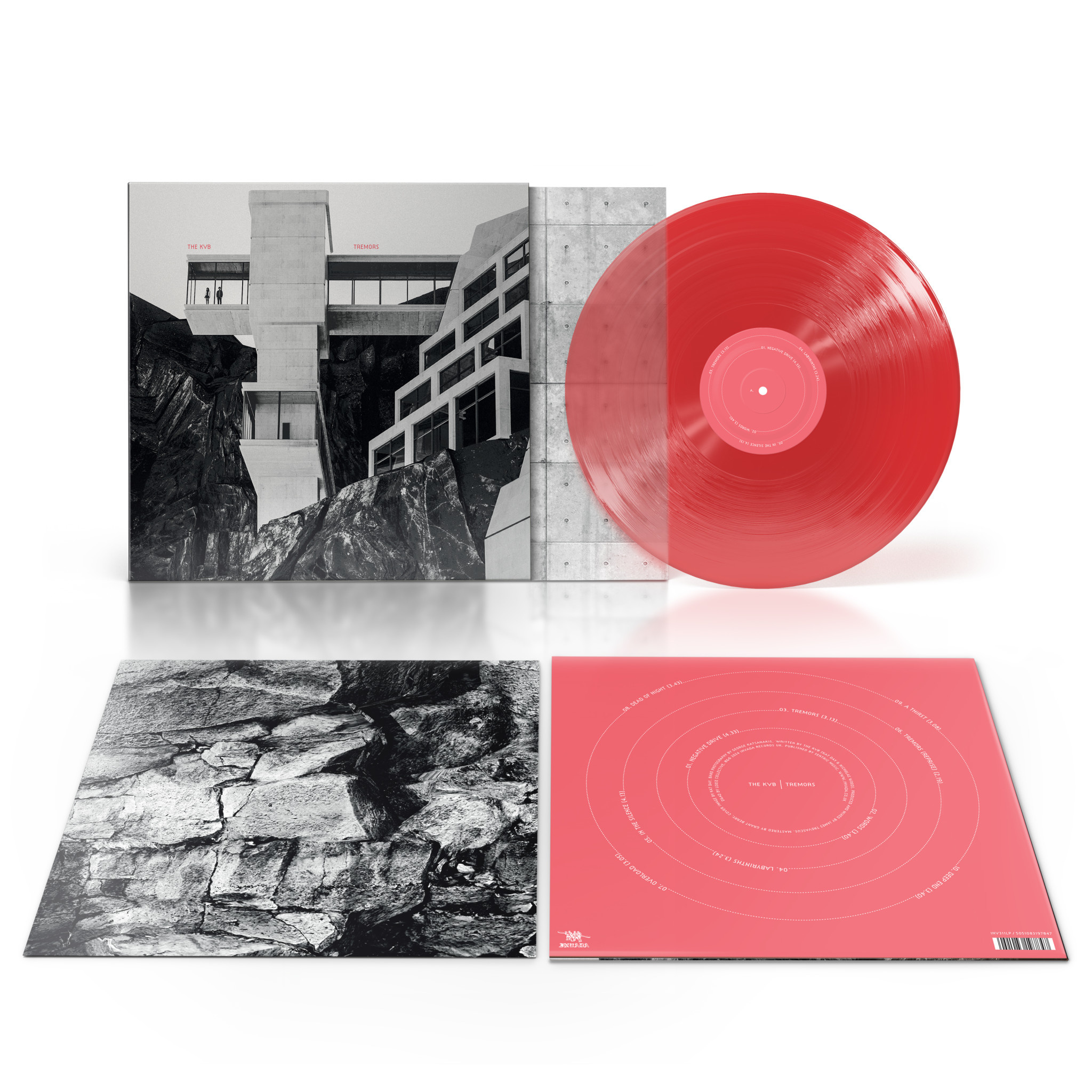 Invada Records The KVB - Tremors (Red Vinyl)