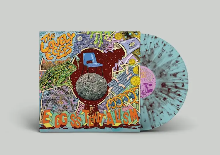 Egg Records The Lovely Eggs - Eggsistentialism (Blue Splatter Vinyl)