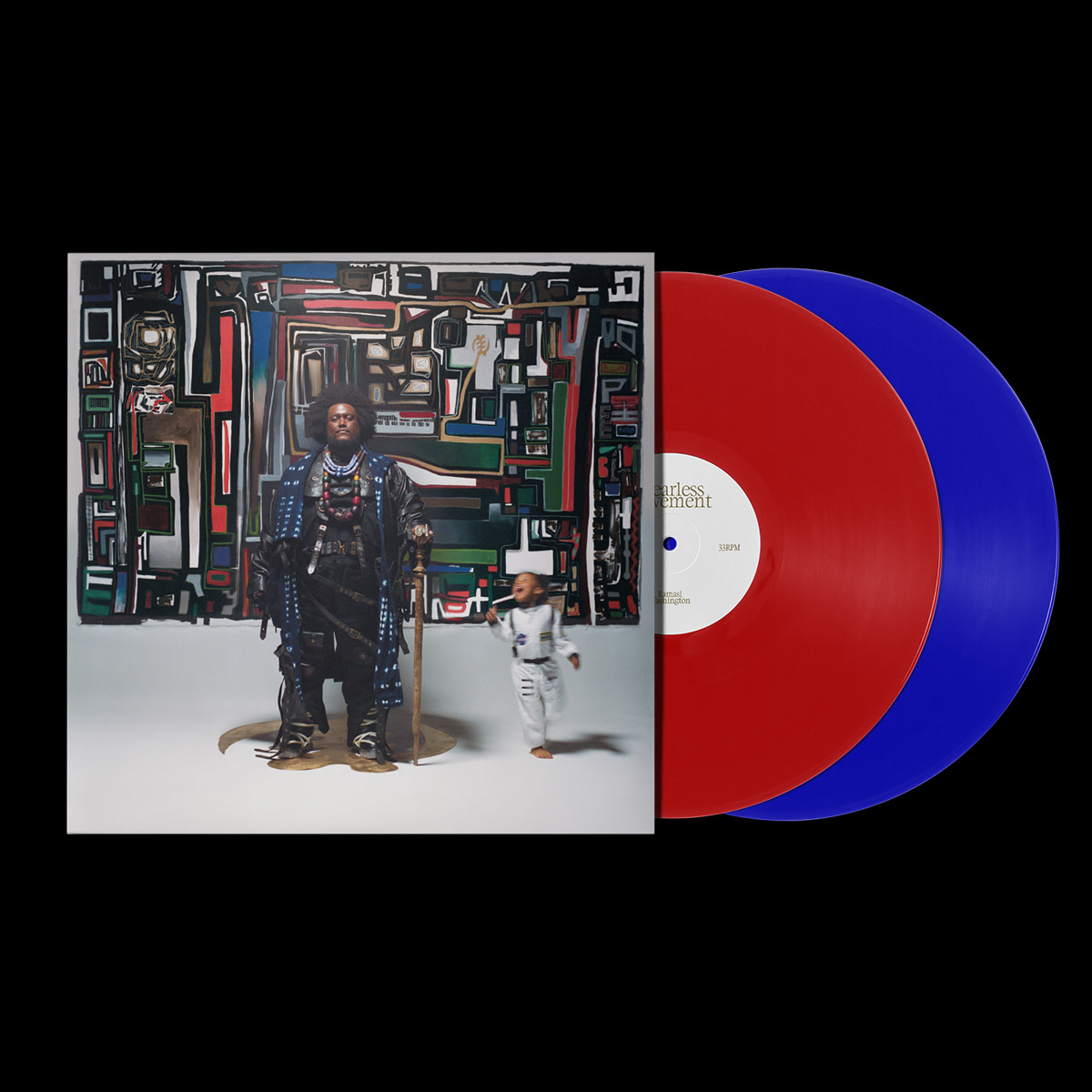 Young Kamasi Washington - Fearless Movement (Red & Blue Vinyl) + STICKER