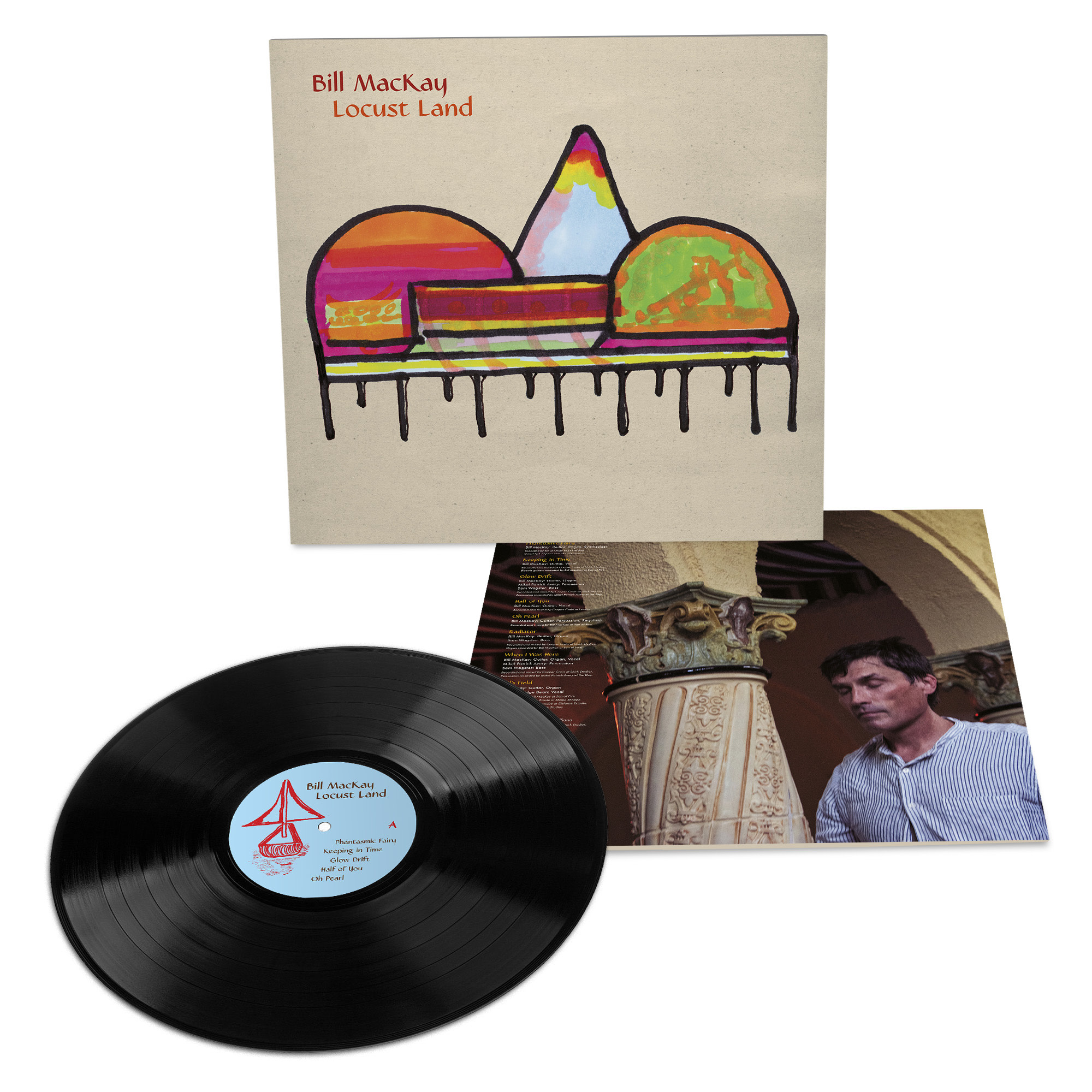 米、欧LP Bill MacKay Locust Land DC876 Drag City /00260 Bill