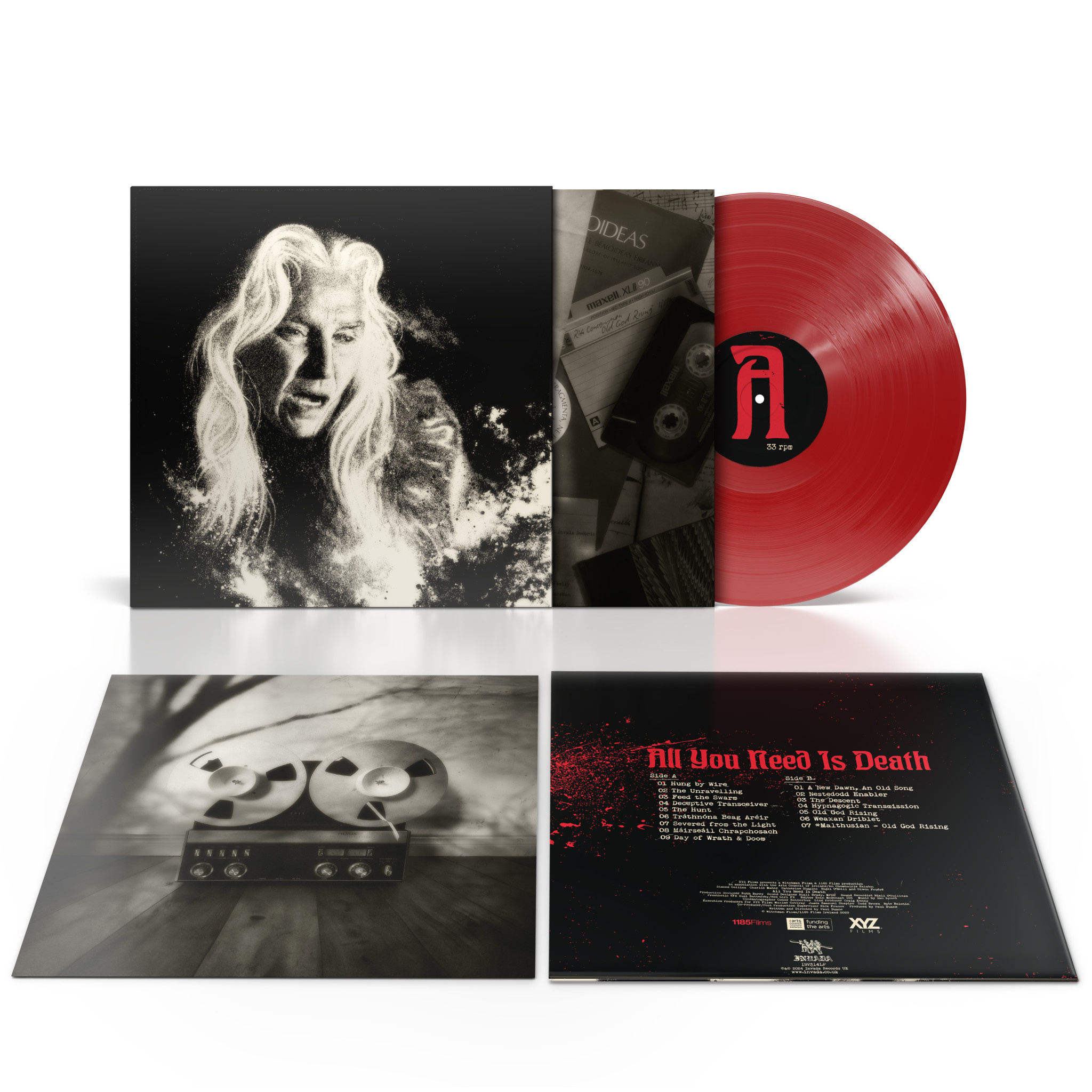 Invada Records Ian Lynch - All You Need Is Death OST (Red Vinyl)