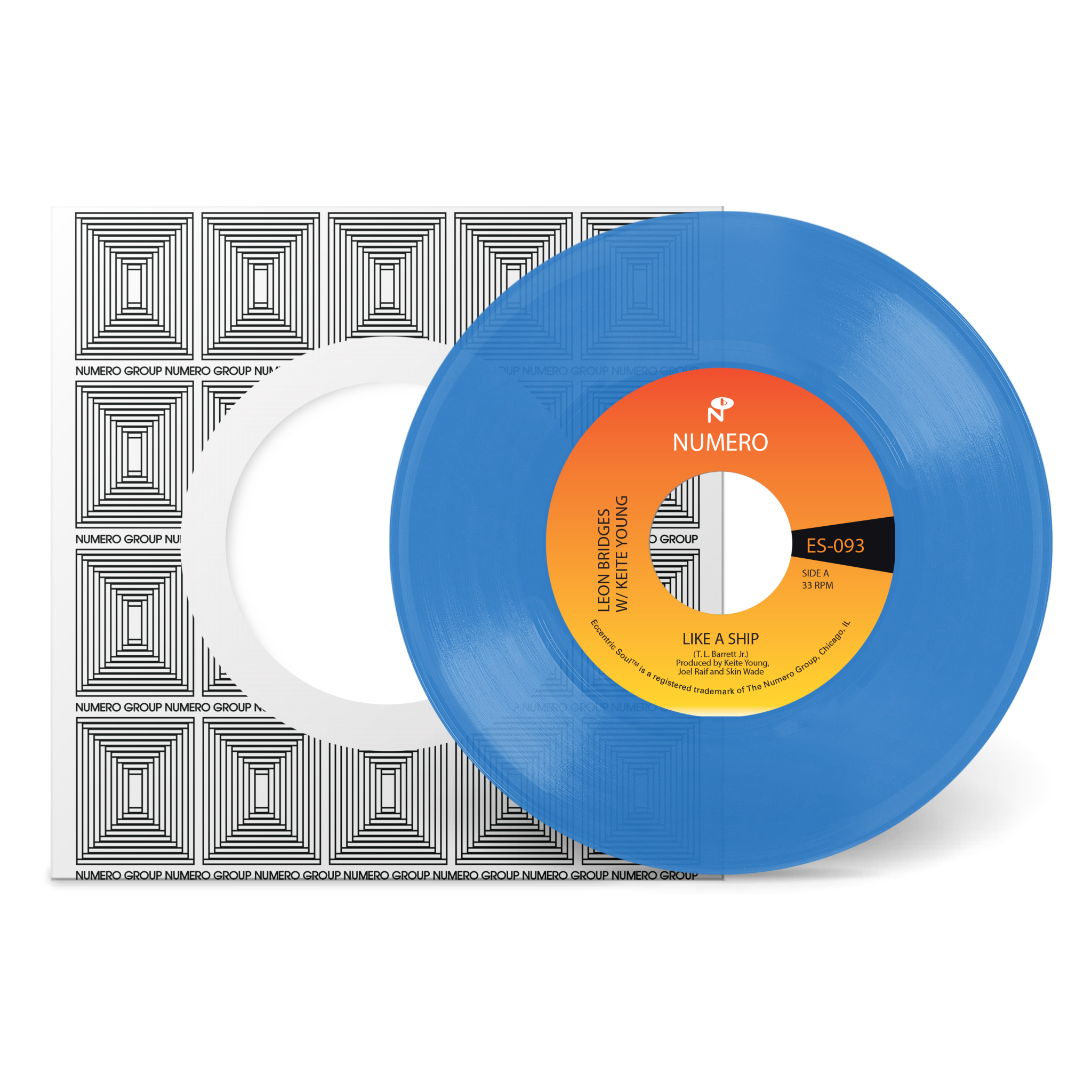 Numero Group Leon Bridges & Pastor T. L. Barrett - Like A Ship (Blue Vinyl)