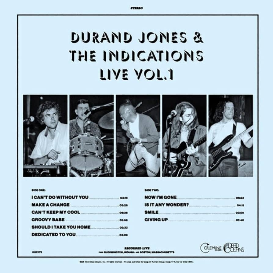 Dead Oceans Durand Jones & The Indications - Live Vol. 1