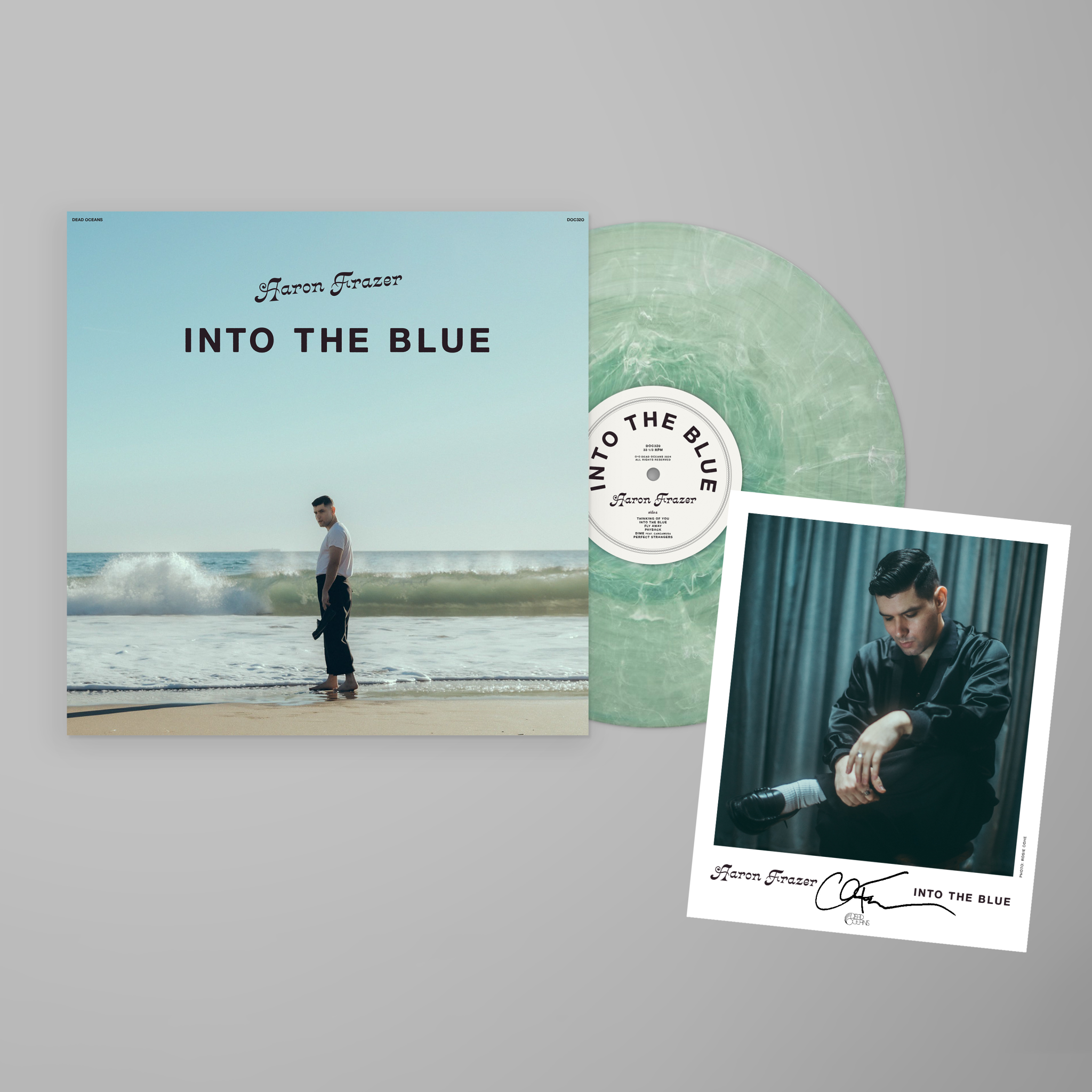 Dead Oceans (SIGNED) Aaron Frazer - Into The Blue (Frosted Vinyl)