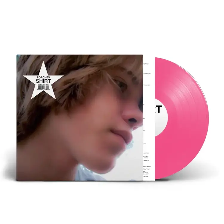 Domino Records Porches - Shirt (Pink Vinyl)