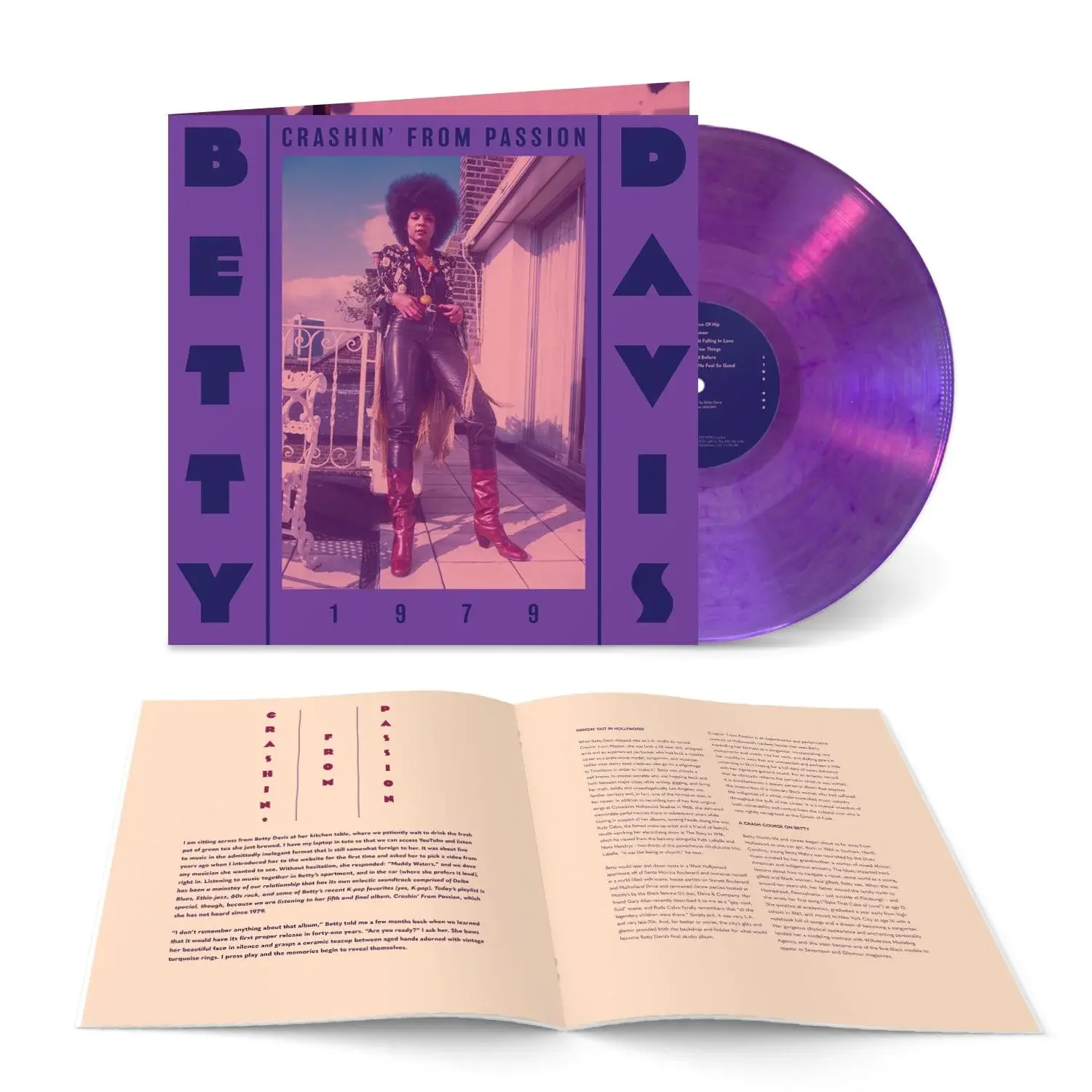 Light In The Attic Betty Davis - Crashin' From Passion (Purple Vinyl)