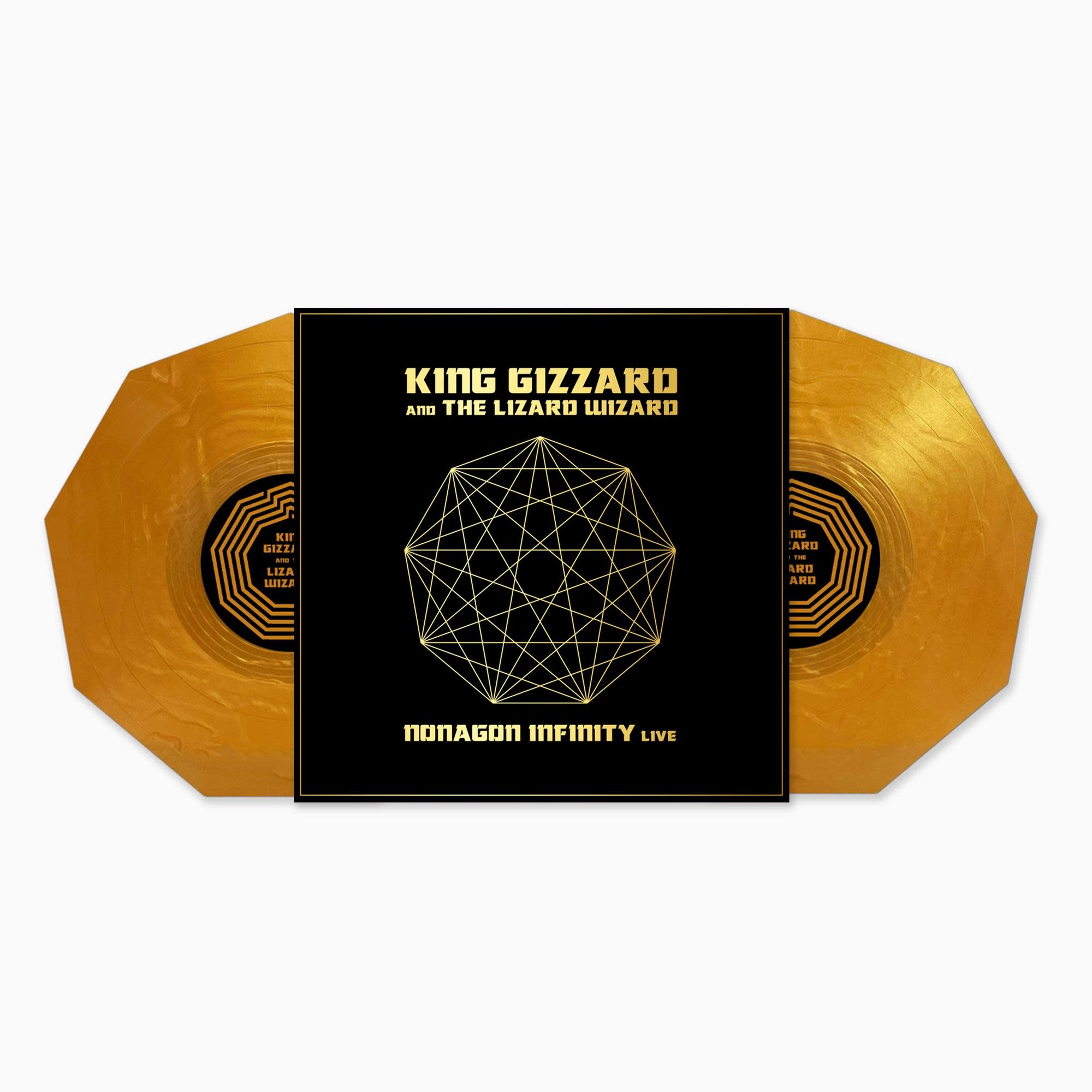 Fuzz Club King Gizzard - Nonagon Infinity Live (Gold Nugget Nonagon Vinyl)