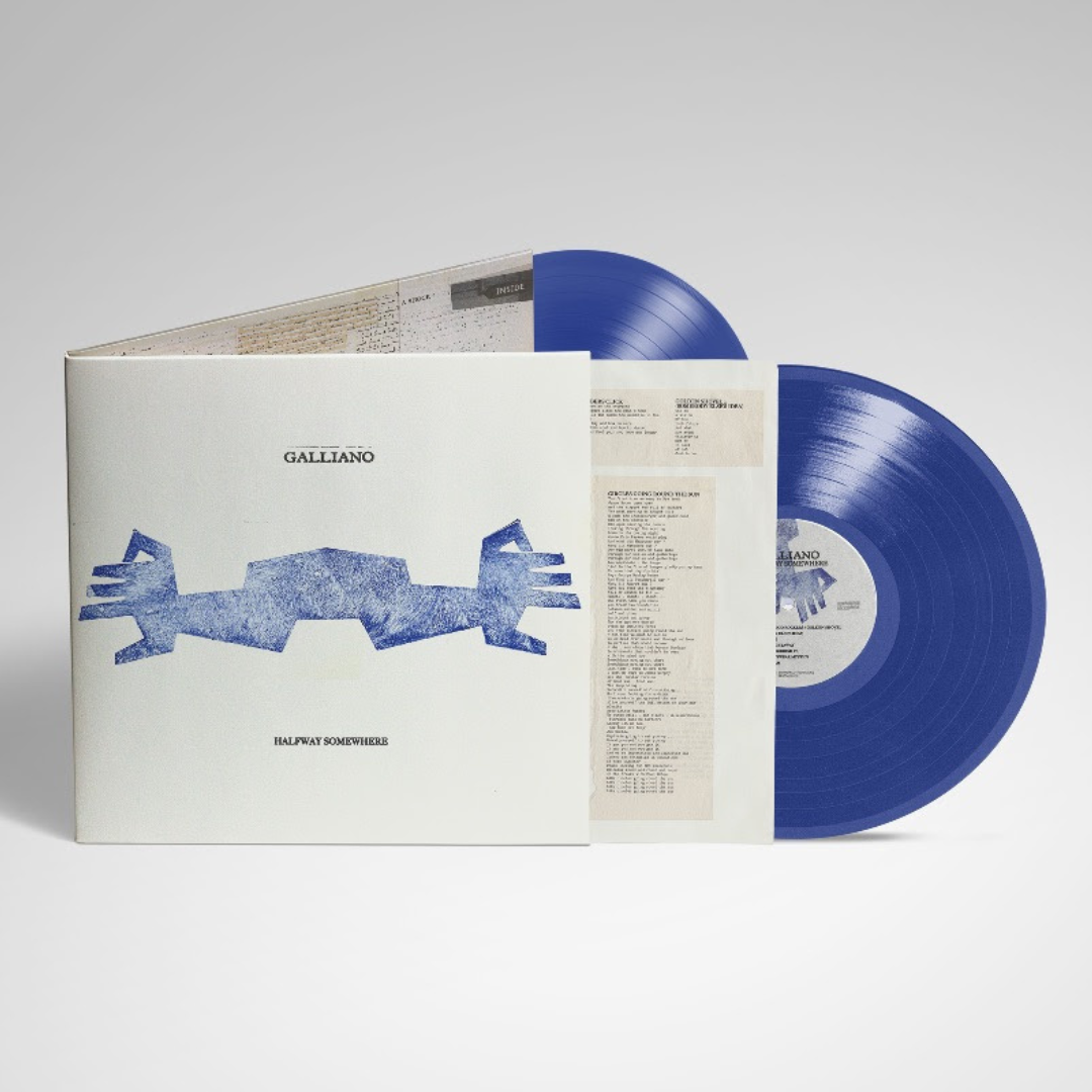 Brownswood Recordings Galliano - Halfway Somewhere (Blue Vinyl) + FANZINE