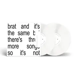 Atlantic Records Charli XCX - brat and it’s the same but there’s three more songs so it’s not (White Vinyl)