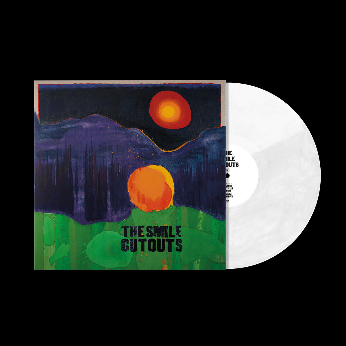 XL Recordings The Smile - Cutouts (White Vinyl) + ART PRINT