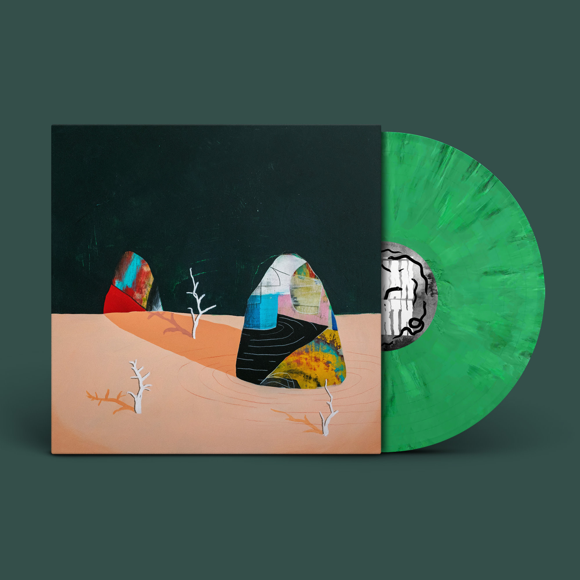Human Worth Sly & The Family Drone - Moon Is Doom Backwards (Green Vinyl)