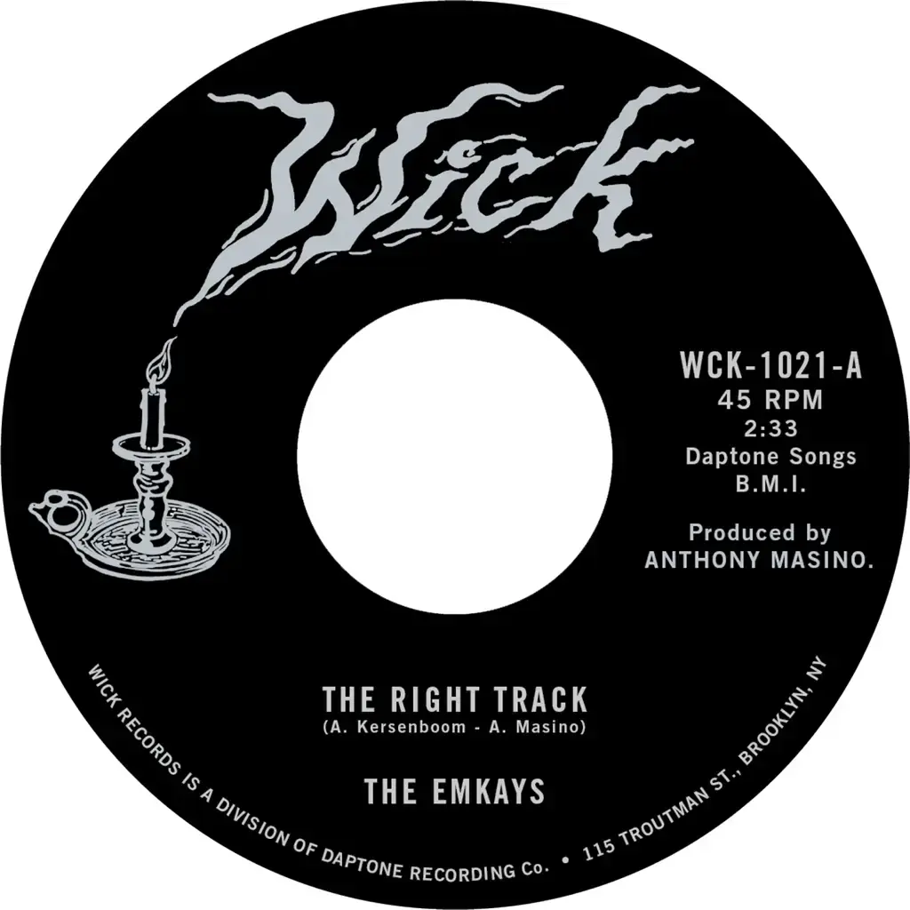 Wick Records The Emkays - The Right Track / Make It True