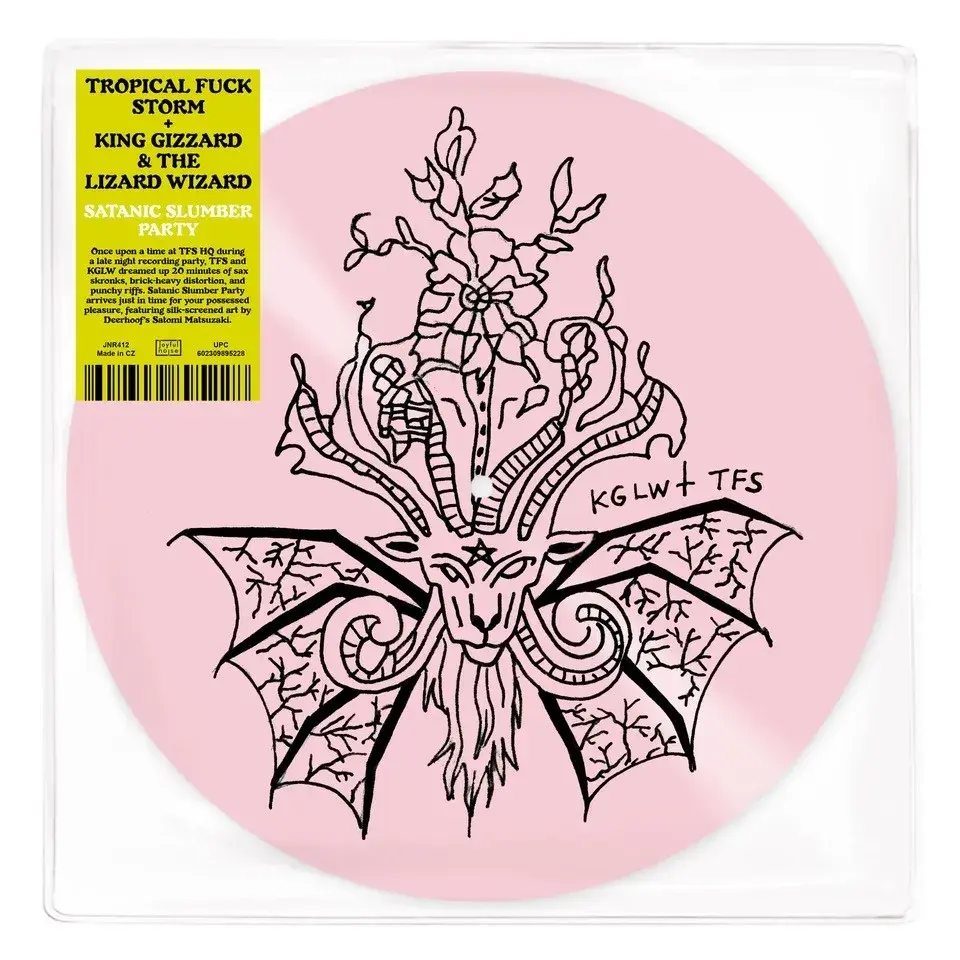 Joyful Noise Recordings Tropical Fuck Storm + King Gizzard & the Lizard Wizard - Satanic Slumber Party (Pink Vinyl)