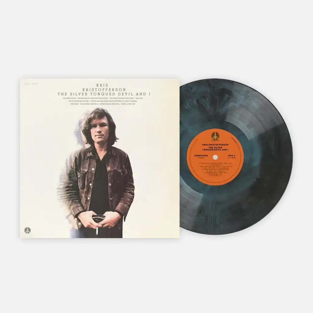 Vinyl Me Please Kris Kristofferson - The Silver Tongued Devil and I (Marbled Vinyl)