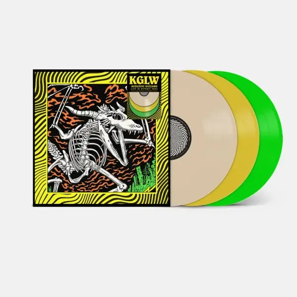 The Reverberation Appreciation Society King Gizzard & The Lizard Wizard Acoustic Gizzard - Live in Detroit 2024 (Triple Gatefold - Colored Vinyl)