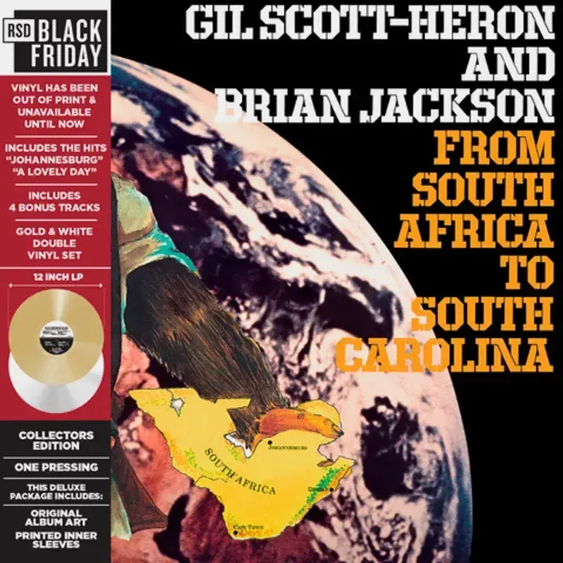 L.M.L.R. Gil Scott-Heron & Brian Jackson - From South Africa To South Carolina (Gold & White Vinyl) [Black Friday 2024]
