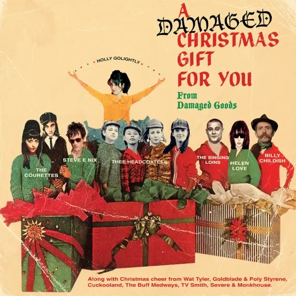 Damaged Goods Records Various - A Damaged Christmas Gift For You (White Vinyl)