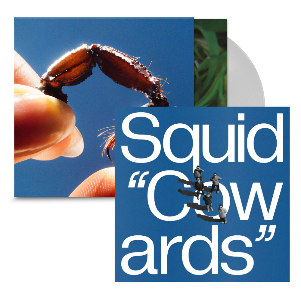 Warp Records SIGNED Squid - Cowards (Clear Vinyl) + ART PRINT