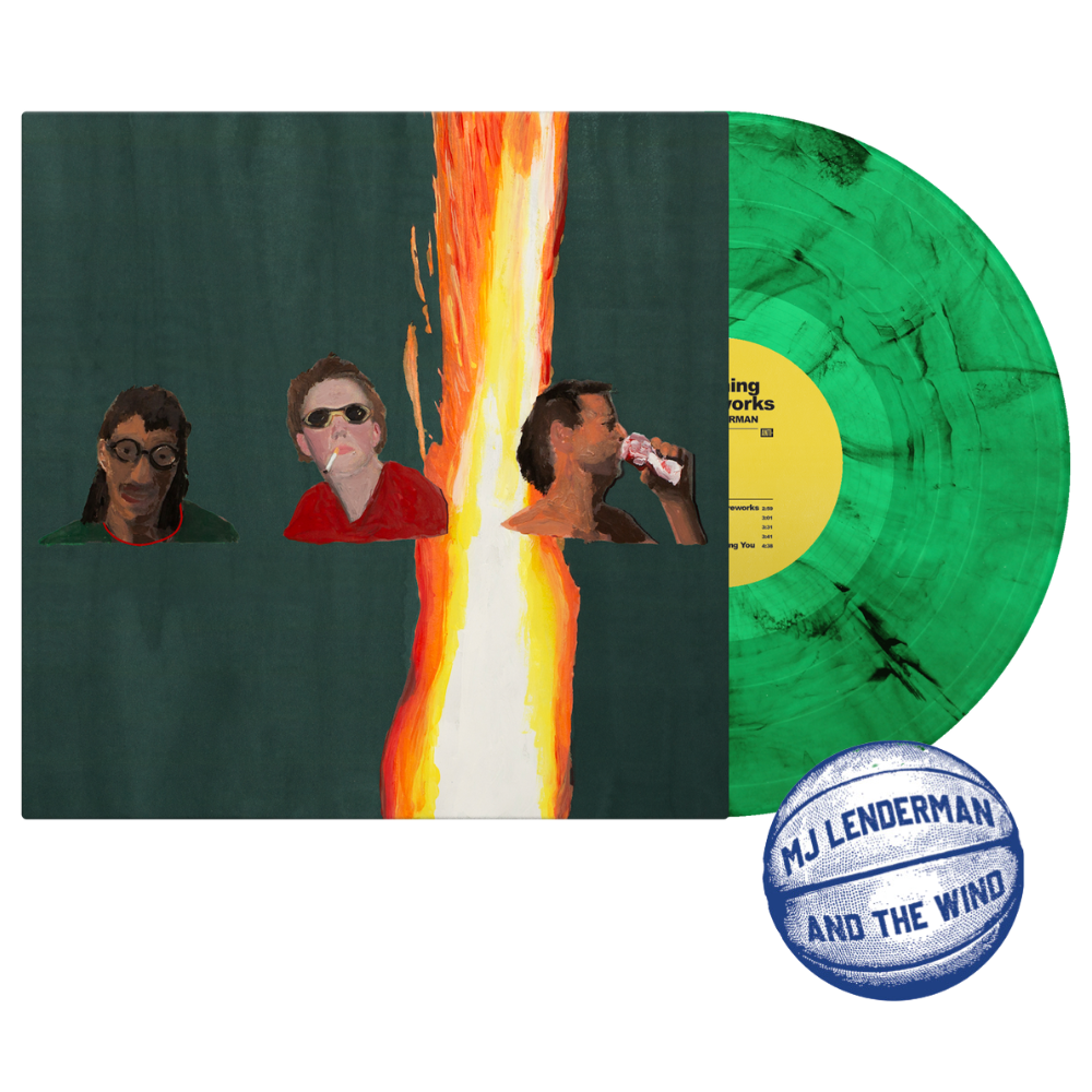 Anti Records MJ Lenderman - Manning Fireworks (Transparent Green & Black Marbled Vinyl) + EXCLUSIVE Basketball Sticker