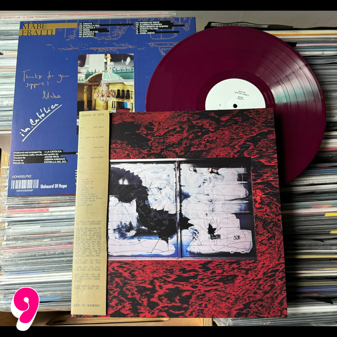 Unheard of Hope SIGNED Mabe Fratti - Sentir Que No Sabes (Red Vinyl)