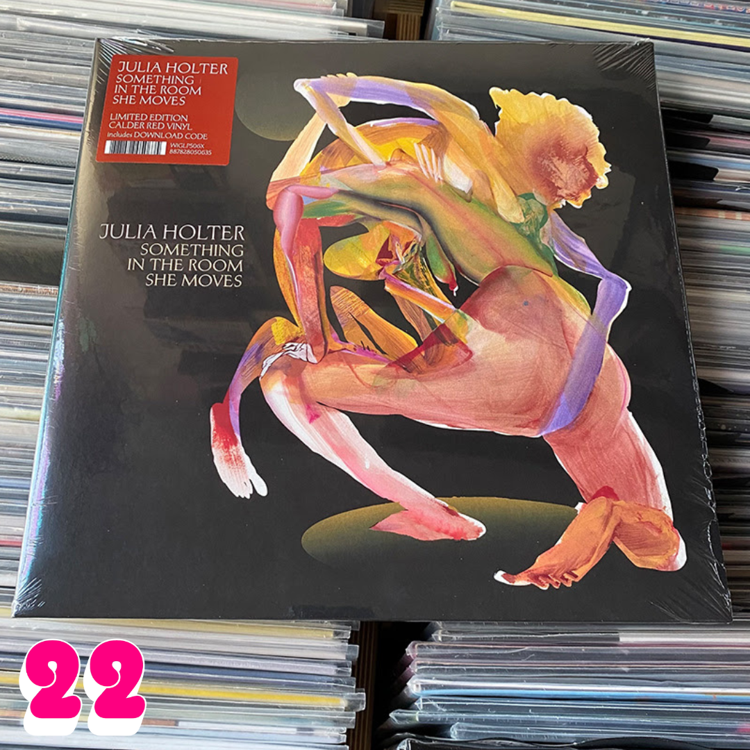 Domino Records SIGNED Julia Holter - Something in the Room She Moves (Red Vinyl)