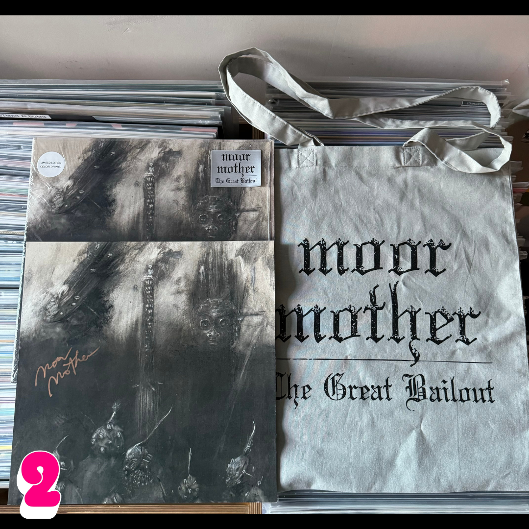Anti Records SIGNED Moor Mother - The Great Bailout (Silver Vinyl) w/EXCLUSIVE TOTE