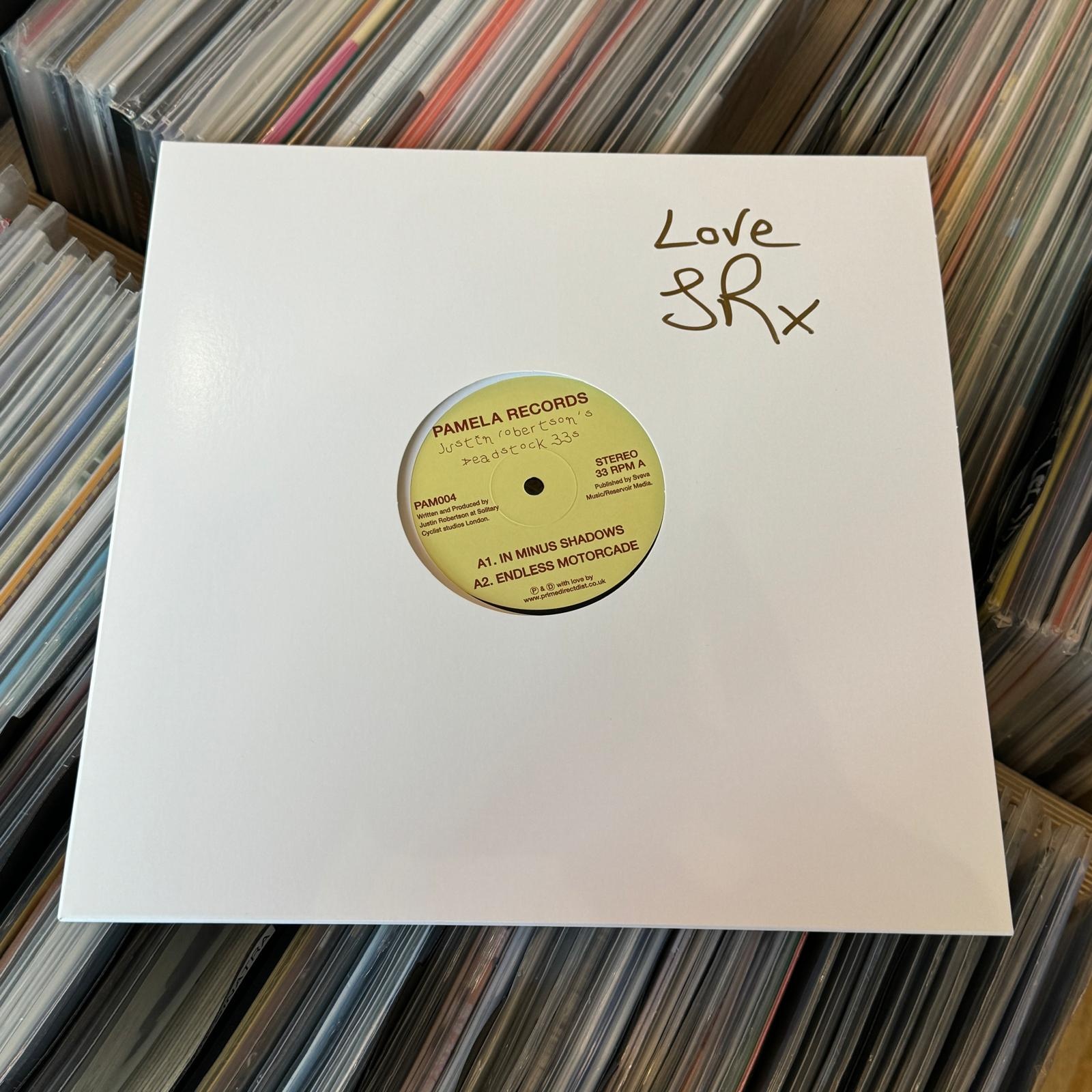 Pamela Records SIGNED Justin Robertson - Deadstock 33s