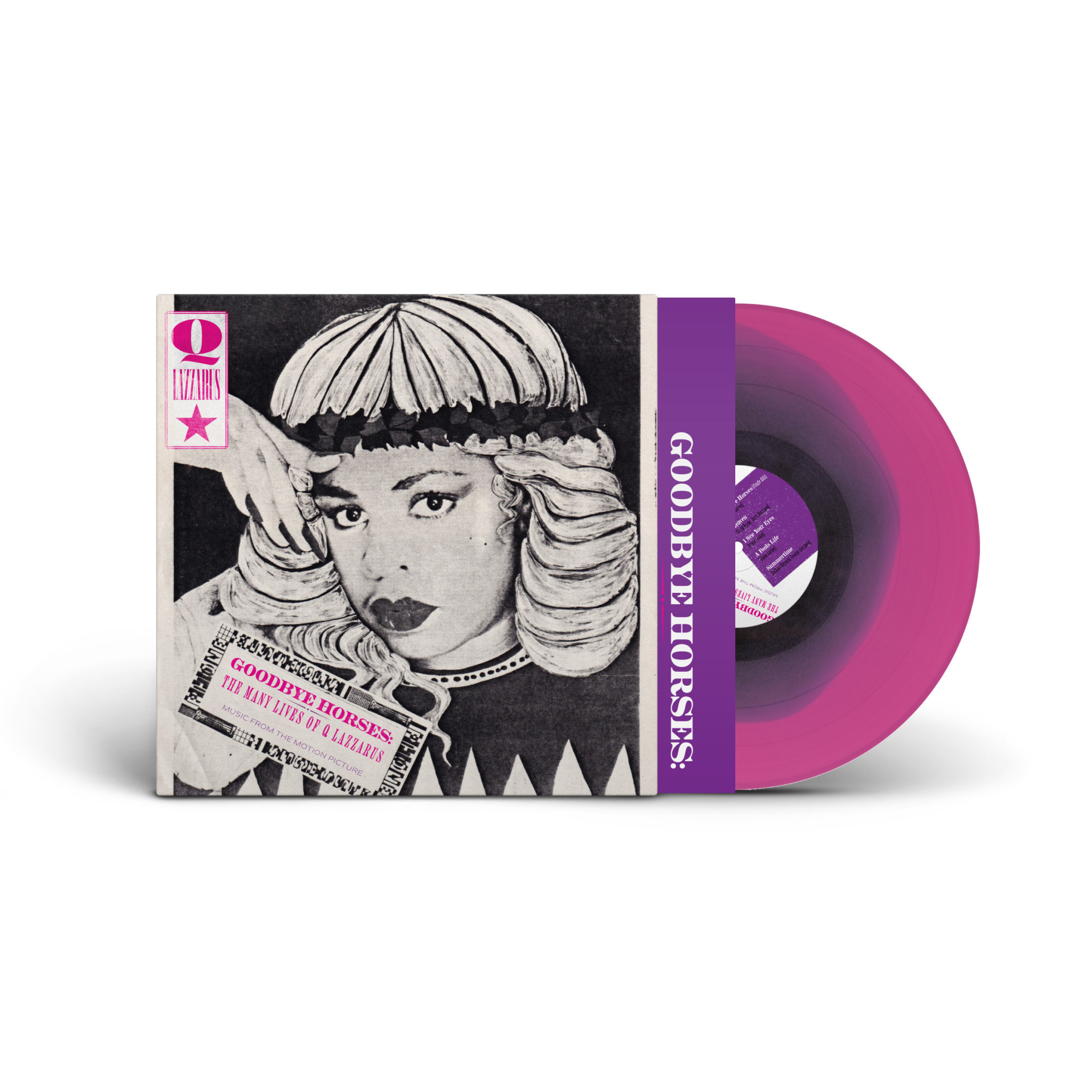 Sacred Bones Records Q Lazzarus - Goodbye Horses: The Many Lives of Q Lazzarus (STP EXCLUSIVE Black in Pink Vinyl)