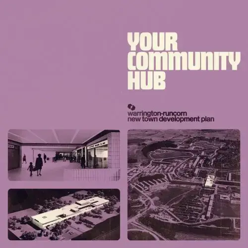 Castles In Space Warrington-Runcorn New Town Development -  Plan Your Community Hub (Cream with Purple Splatter Vinyl)