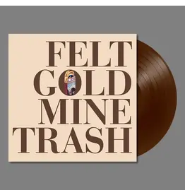 Cherry Red SIGNED Felt - Gold Mine Trash (Brown Vinyl)