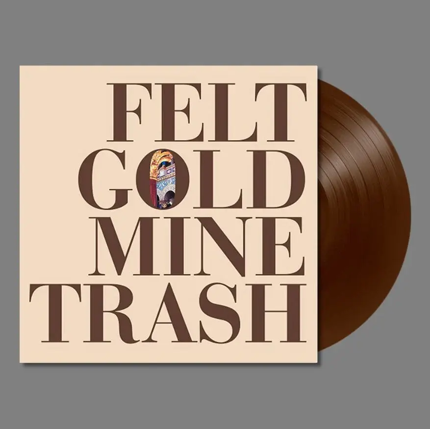Cherry Red Felt - Gold Mine Trash (Brown Vinyl)