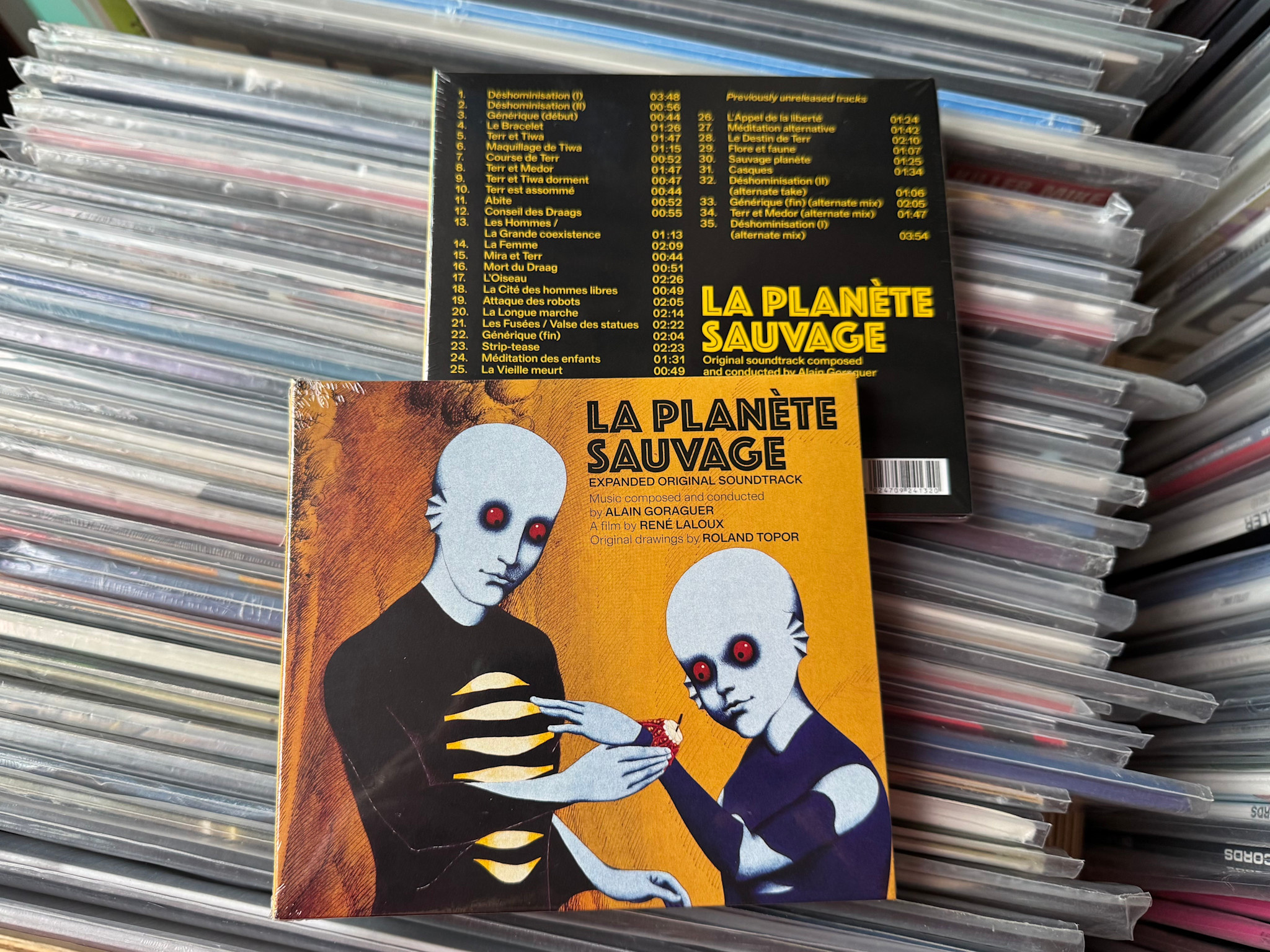 レア!Alain Goraguer:La Planete Sauvage 2LP Alain Goraguer - La Planete Sauvage (2LP) - CAM Sugar