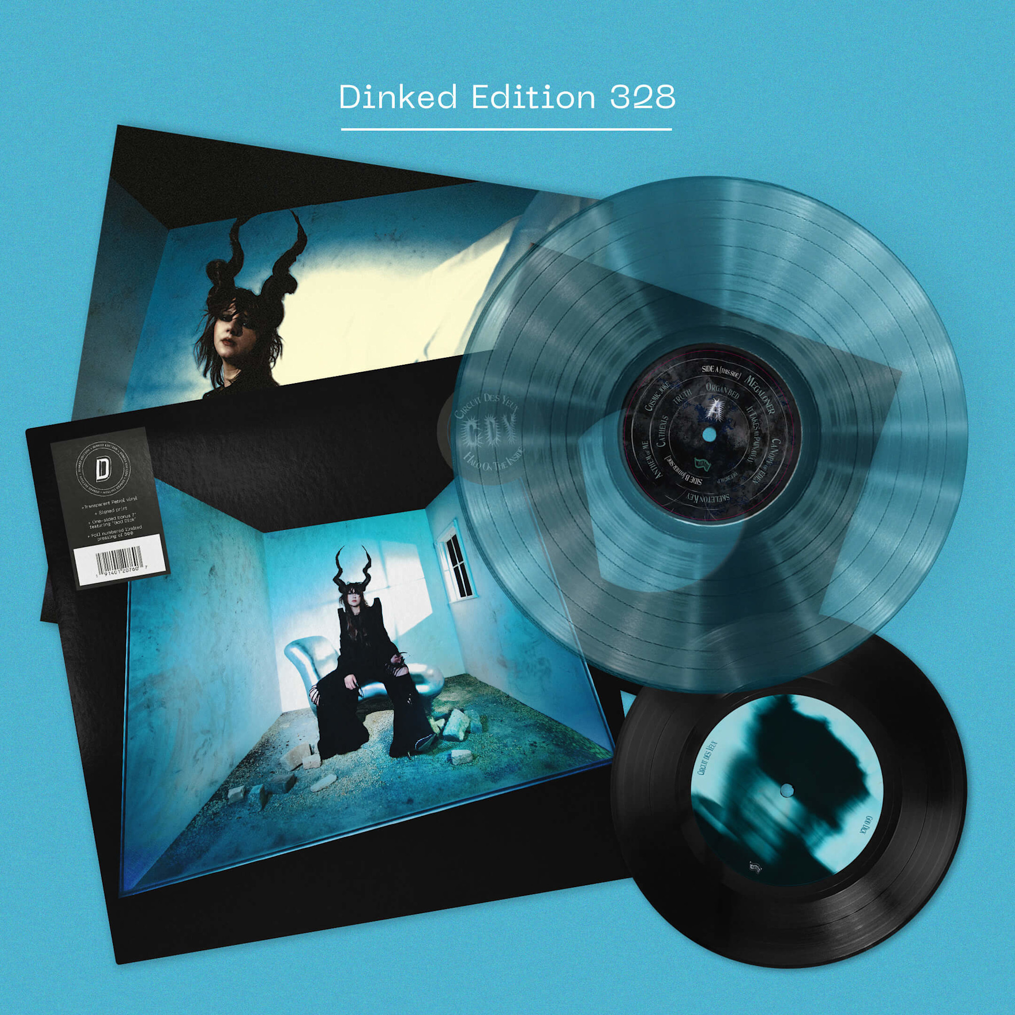 Matador Records SIGNED Circuit des Yeux - Halo On The Inside (Dinked Edition)