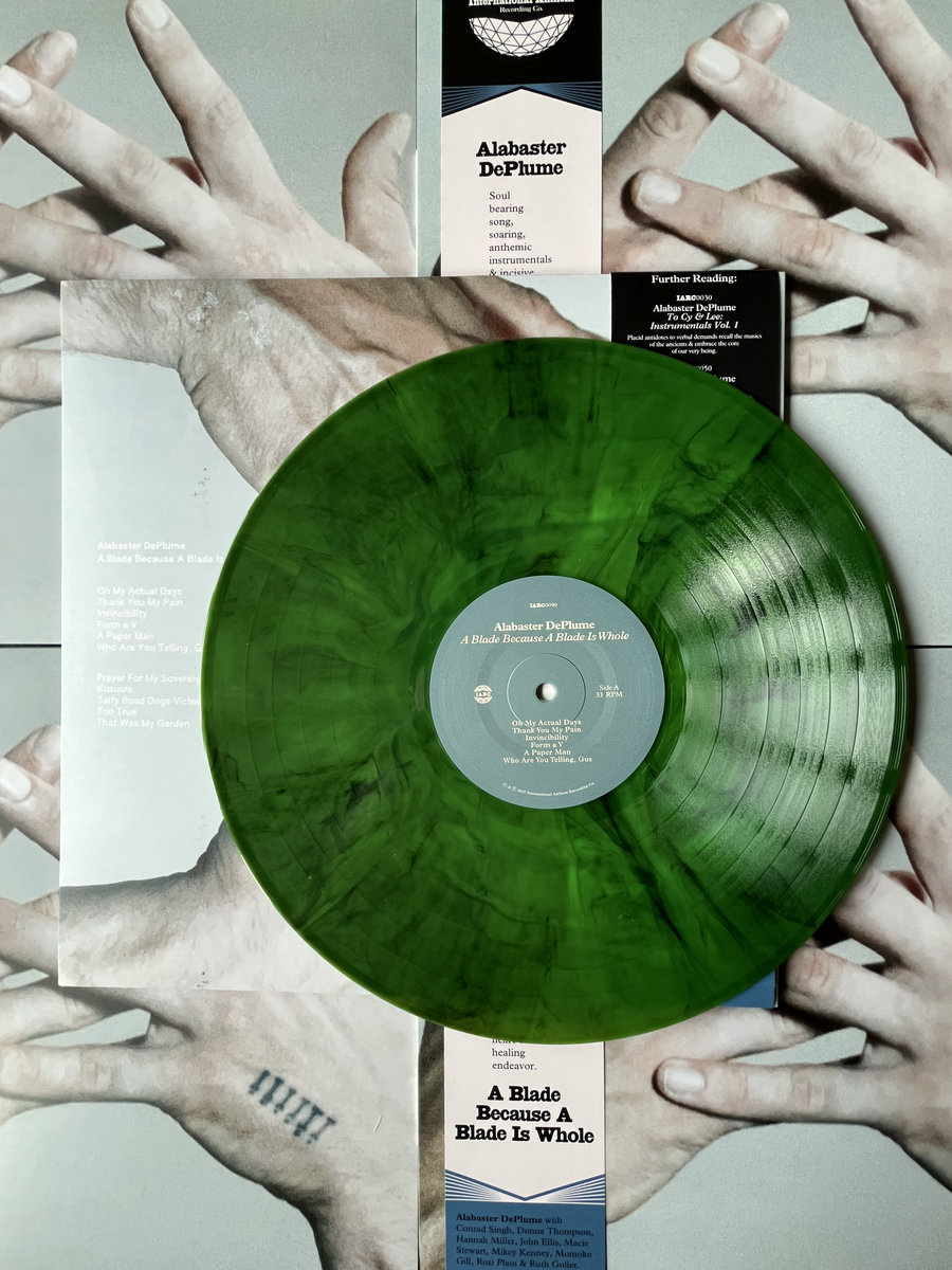 International Anthem SIGNED Alabaster DePlume - A Blade Because A Blade Is Whole (Green Vinyl)